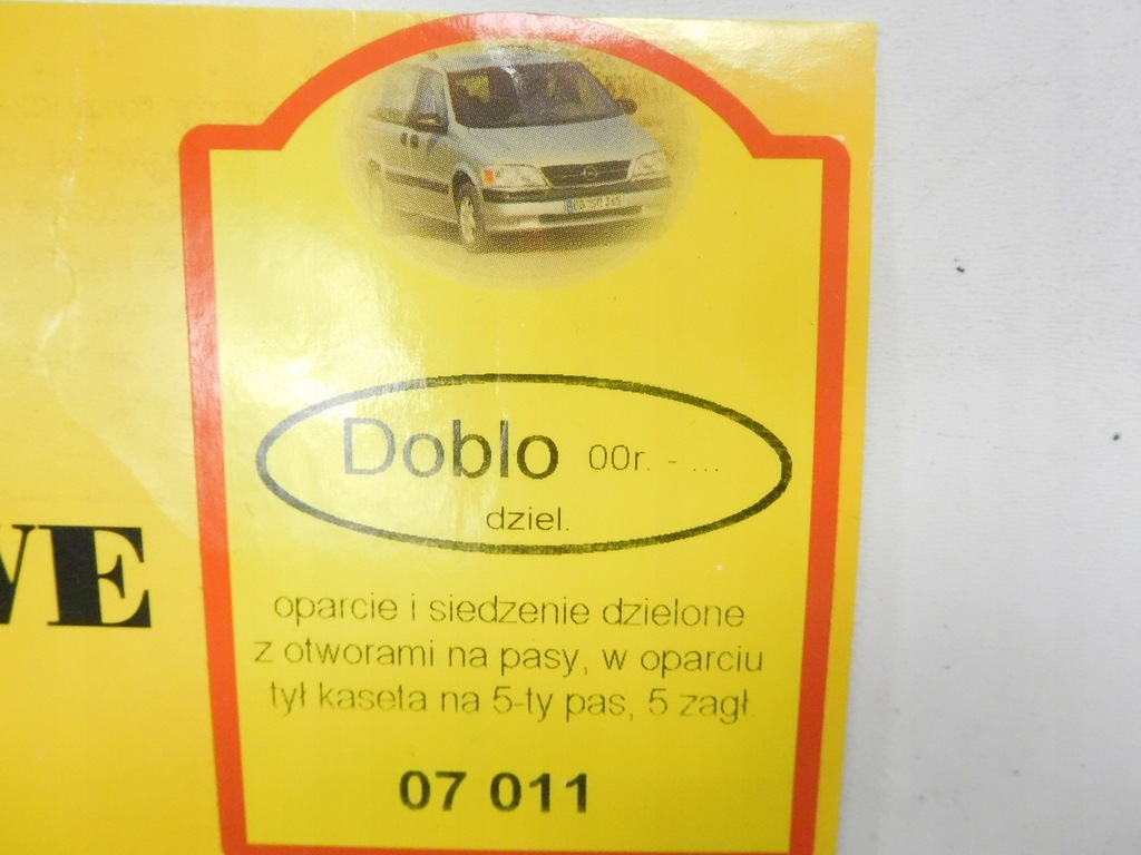 фото №8, Чохли na сидіння автомобільні atma fiat doblo 00- 7011