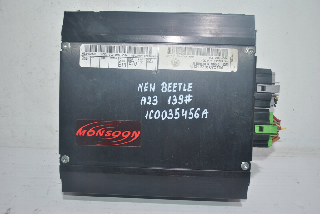 фото №1, Підсилювач радіо monsoon vw new beetle 1c0035456a