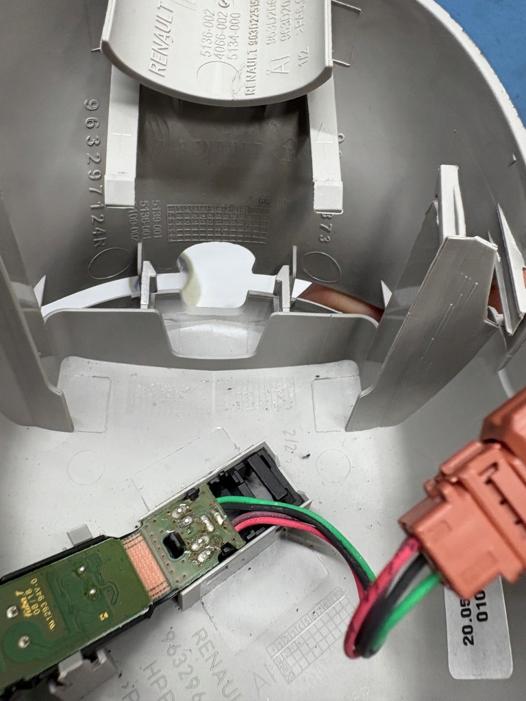 фото №9, Captur i lift зеркало заднего вида корпус 963296351r a051801