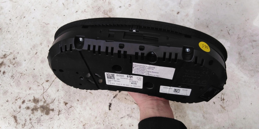 фото №8, Audi a3 8v tdi счетчик приборная панель 8v0920870k