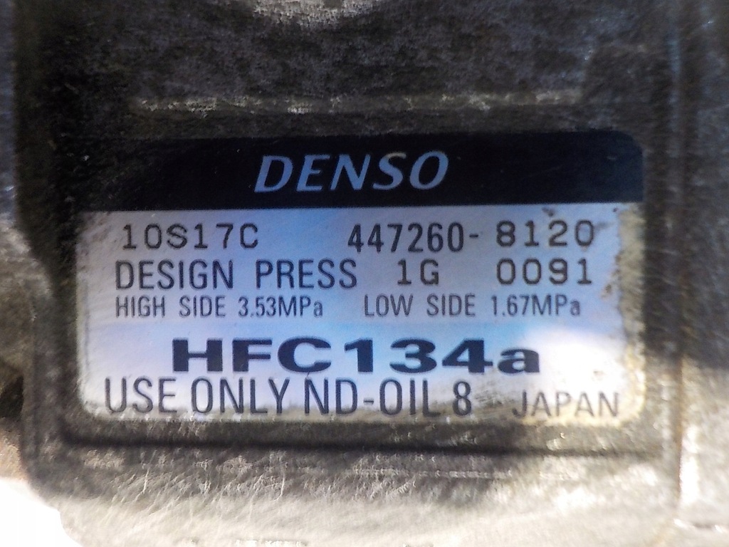 фото №15, Toyota previa ii 2.0 d4d компрессор кондиционер 447260-8120