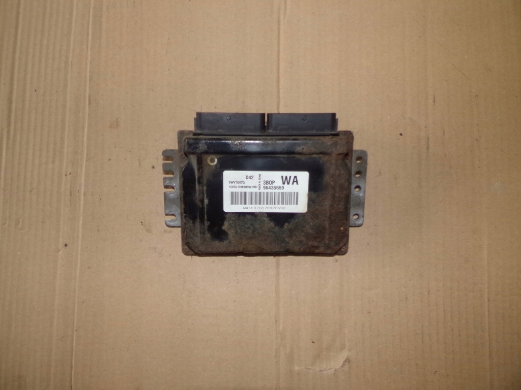 фото №1, Бортовий комп'ютер 96435559 kalos aveo t250 1.2 8v