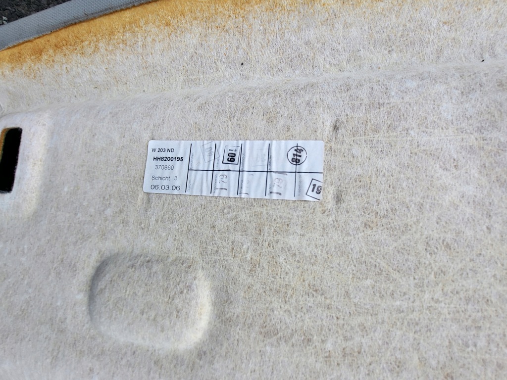 фото №9, Потолок жгут электропроводка mercedes c-kl w203 sedan серая оригинальный номер eu