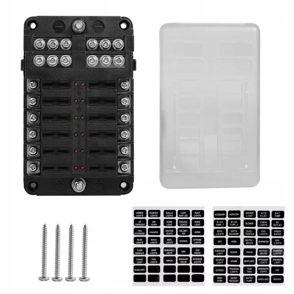 фото №15, Коробка роз'єм корпус запобіжників напрямна негативна profesjonalna 12 половина