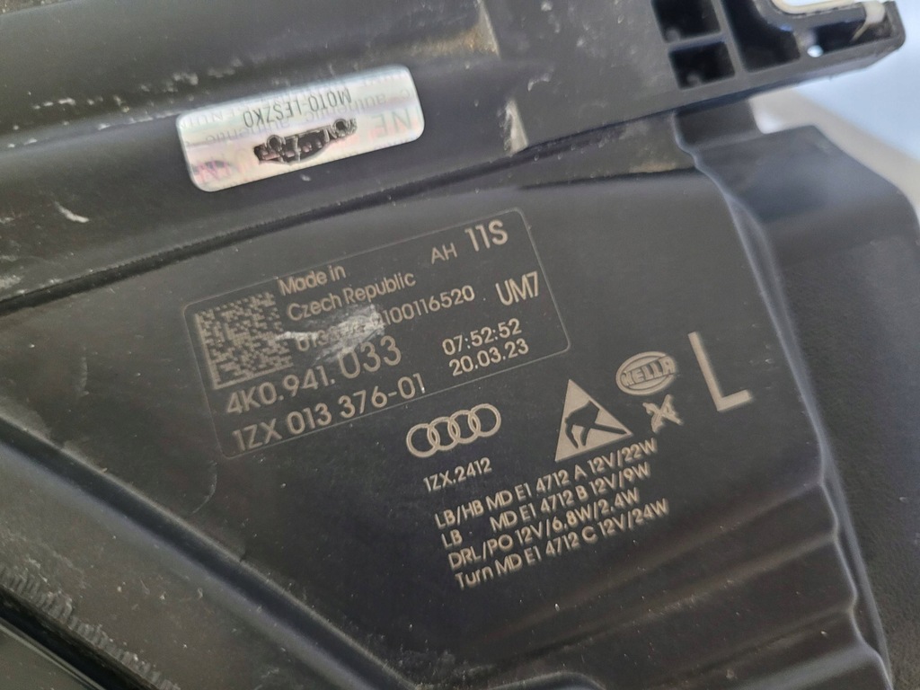 фото №6, Audi a6 c8 4k 4k0 лампа ліва full led лівий 4k0941033