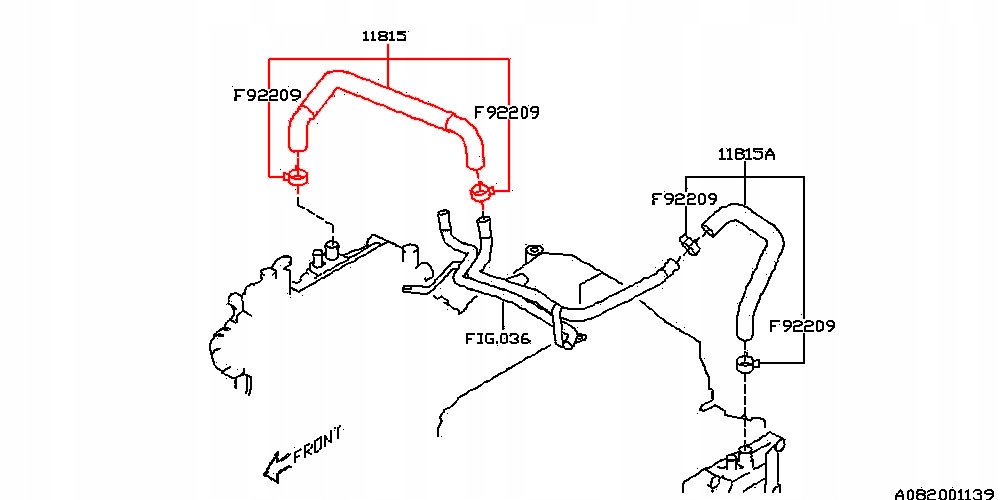 фото №2, Subaru impreza forester шланг wąż вентиляція картера wrx xt
