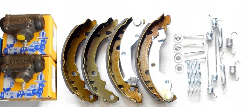 фото №1, Тормозные колодки + цилиндрики тормозные + kpl. mont. fiat panda ii с abs 2003-2009