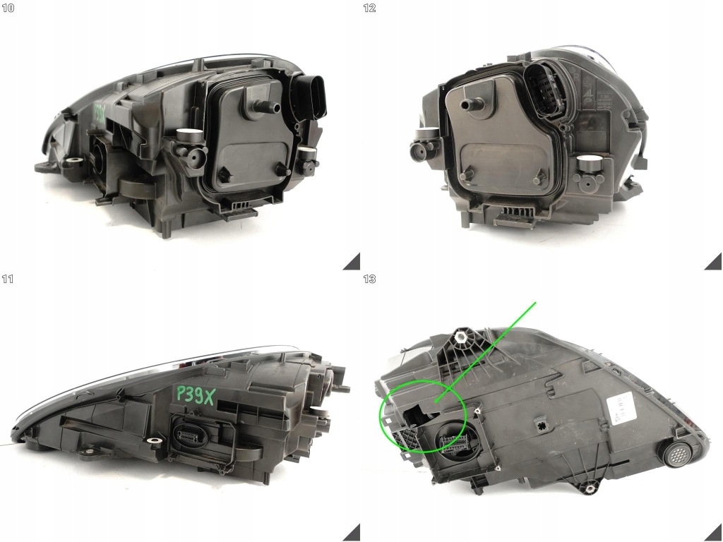 Porsche macan 95b рестайлінг  18- фара excl full led правий перед європа чорна Доставка
