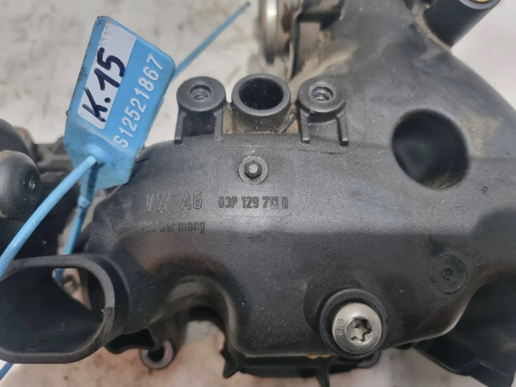 фото №5, Колектор всмоктуючий регулятор kpl 03p129711d vw polo v 6r fabia ii ibiza 6j 1.2