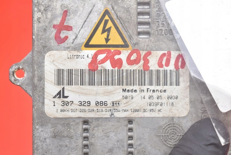 фото №8, Преобразователь ксенон ксенон правая 1307329086 mazda 6 1 i gg 05-07