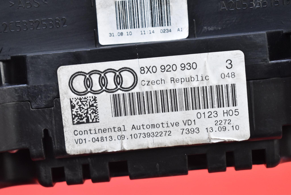 фото №7, Счетчик приборы eu 8x0920930 audi a1 8x 1.2 tfsi 86 km 10-14