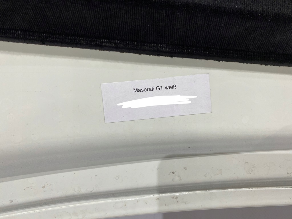 фото №6, Maserati gt передня капот передня частина bonnet white