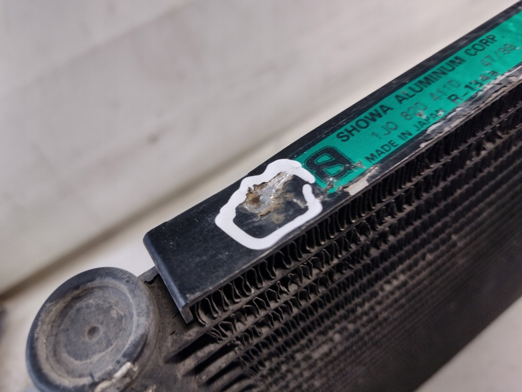 фото №9, Радіатор кондиціонера audi a3 8l 1,6b 1j0820411d