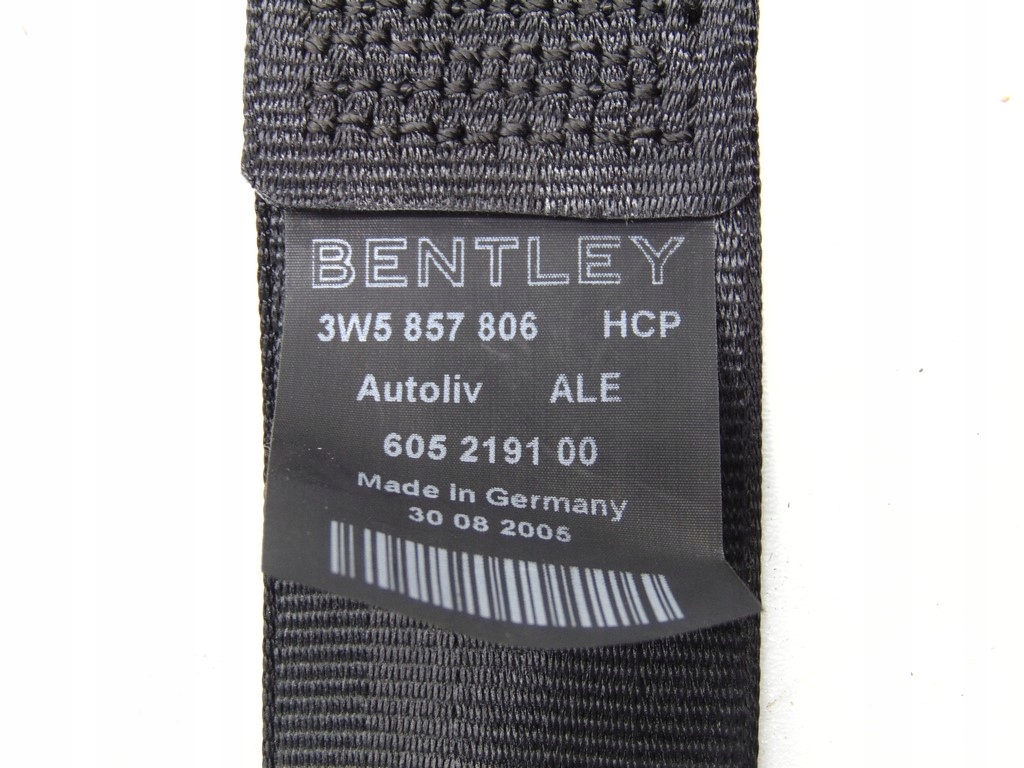 фото №3, Pas безпеки правий задня bentley continental