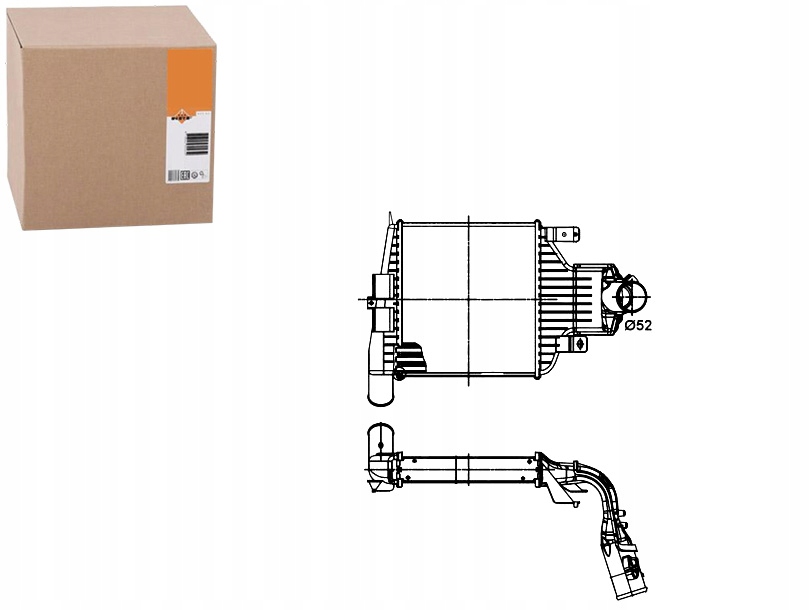 Купити Nrf 30301 радіатор повітря наддувний