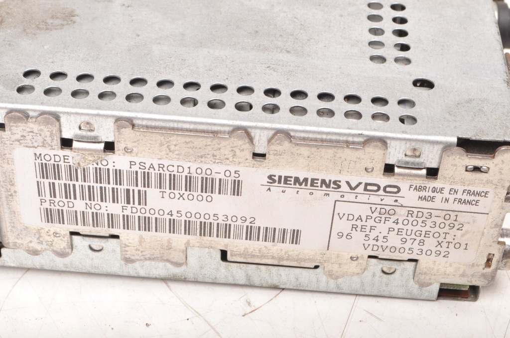 фото №5, Peugeot 307 радіо cd 96545978xt