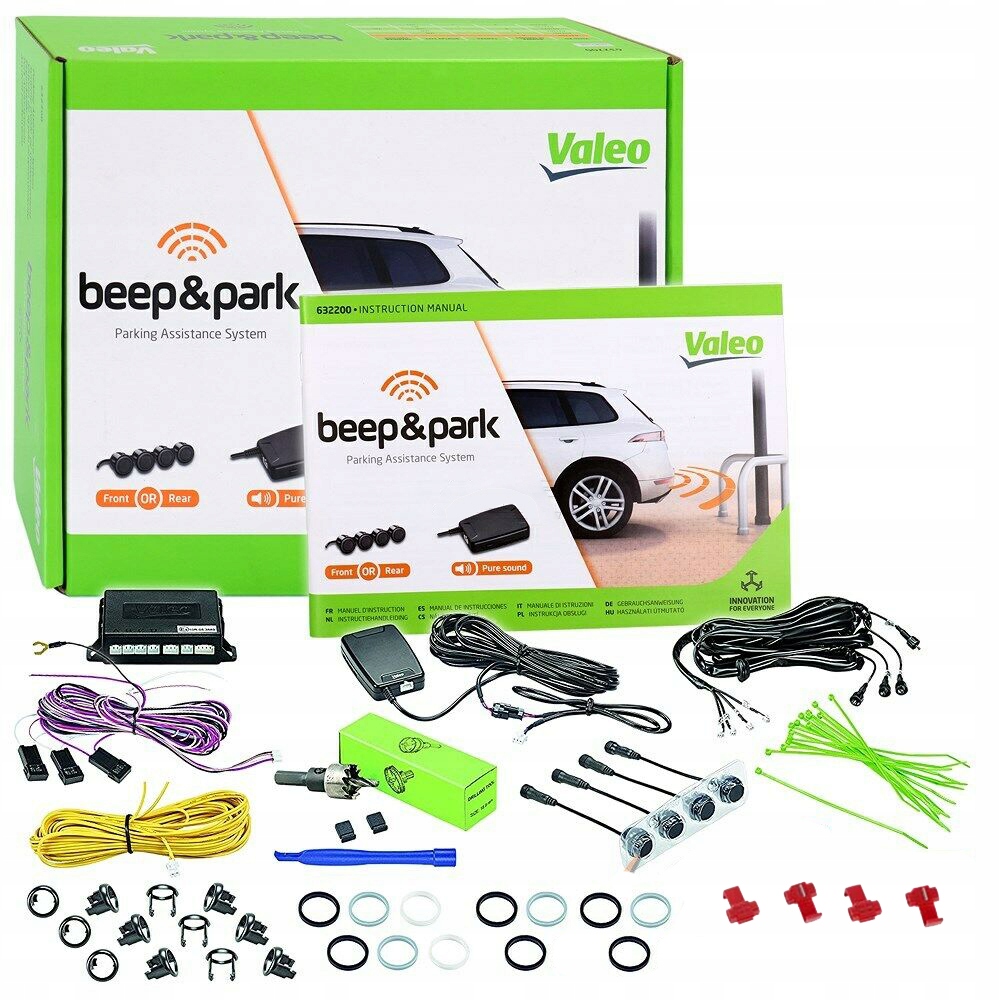 фото №8, Valeo набір датчиків паркування задня 4 датчики з динаміком