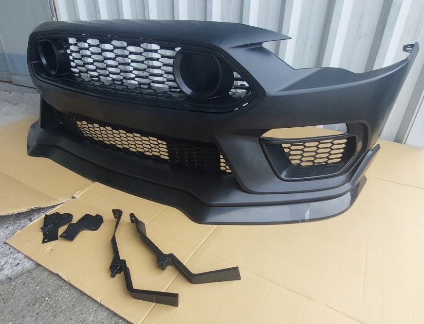 фото №14, Ford mustang 2018-2023 бампер передний комплект стиль mach 1