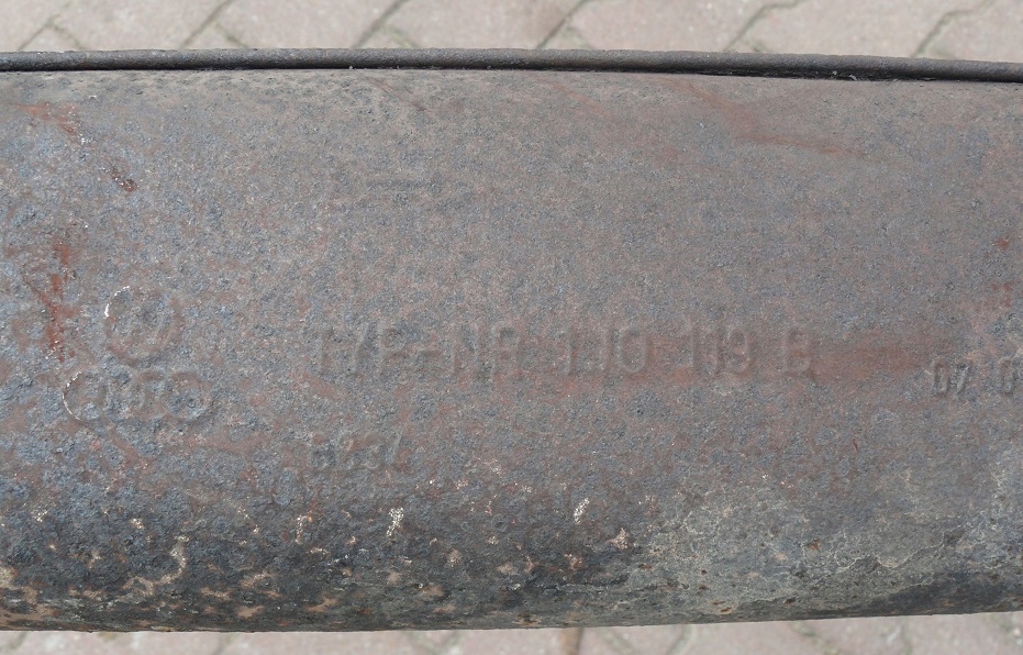 фото №9, Гасник середній кінцевий vw new beetle 1.6 cabrio