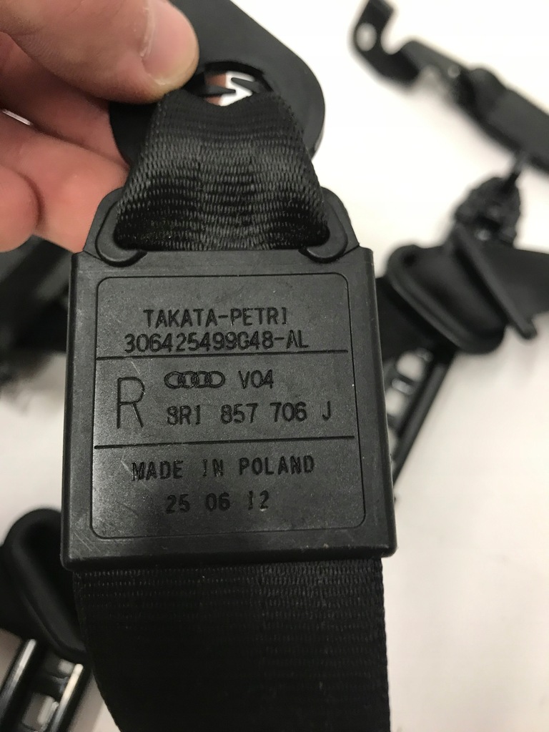 фото №8, Audi q5 ремені безпеки перед ліва/права 2x