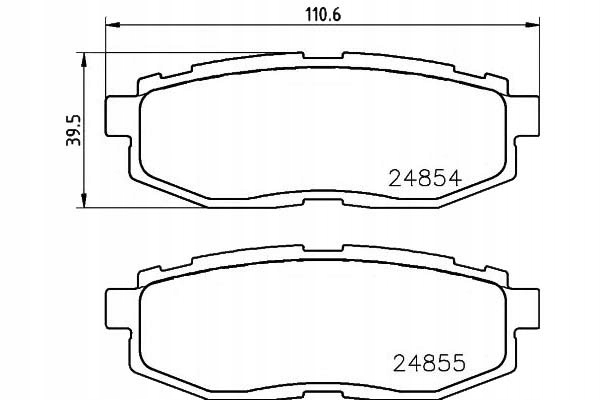фото №1, Textar 2485401 набір гальмівних колодок гальмівних, гальма дискові