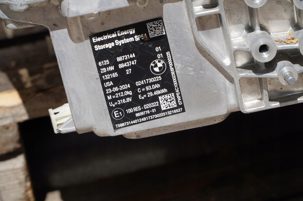 фото №7, Акумулятор 8873144 8843747 93ah en-29.48kwh bmw x5 g05 50 e plug-in-hybrid 24r