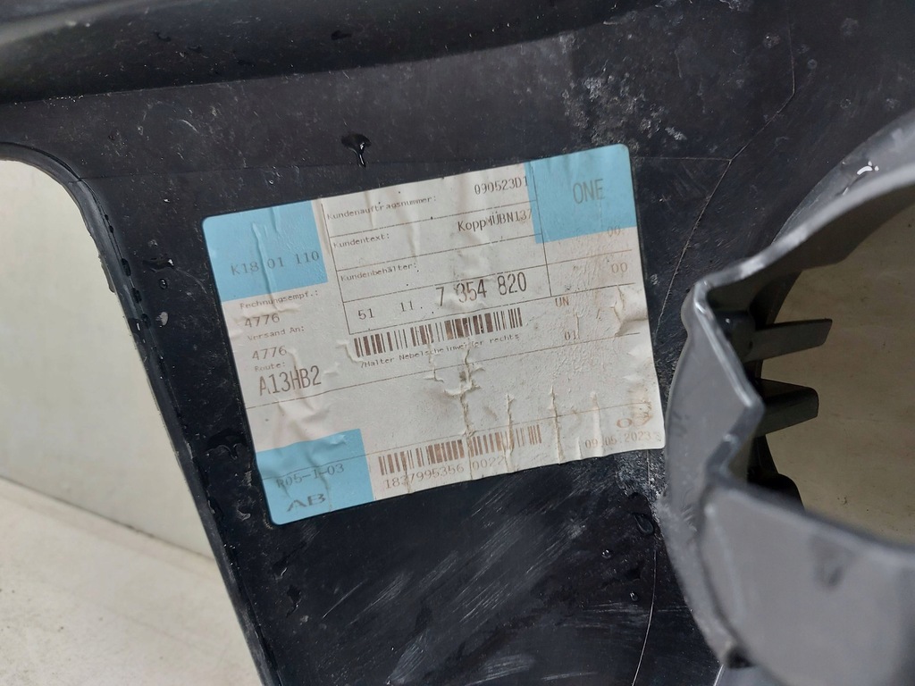 фото №10, Bmw x1 e84 направляющая бампера правый перед