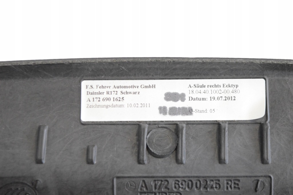 фото №5, Mercedes slk250cd a стойка trim правая a1726901625 r172 2012 rhd