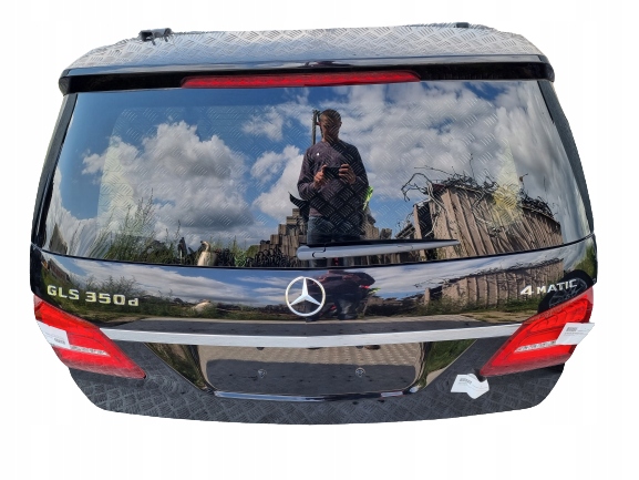 фото №1, Mercedes x166 gls 2015 r крышка багажника багажника 197