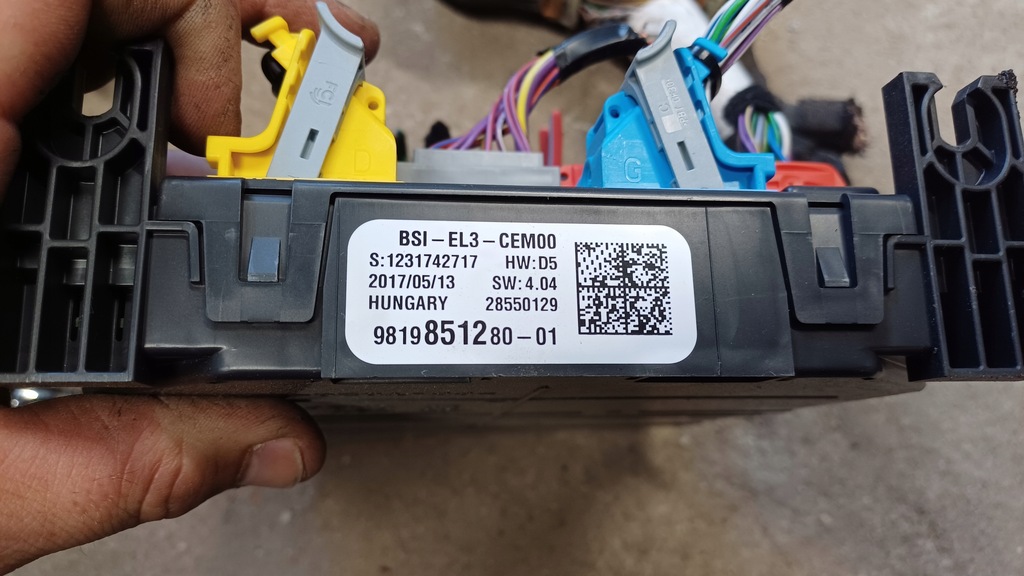 фото №9, Opel crossland 1.2 b бортовий комп'ютер блок керування набір 9819269980