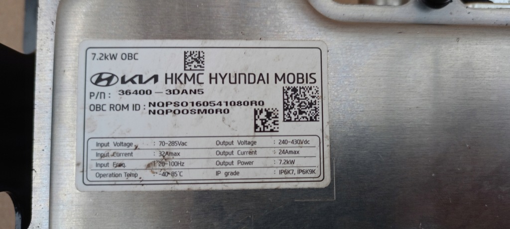 фото №10, Інвертор конвертер модуль зарядний пристрій kia sportage v 5 36400-3dan5 7,2kw oryg