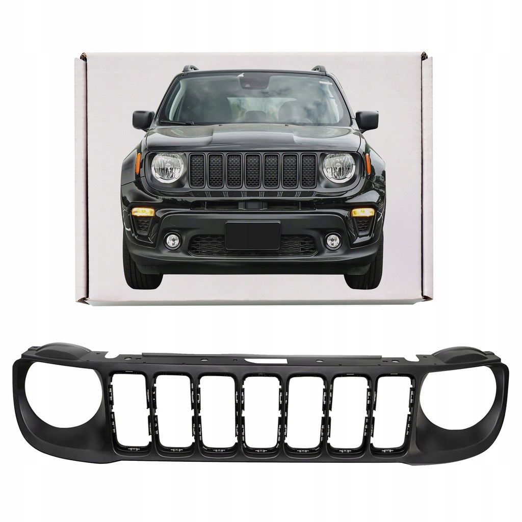 фото №1, Jeep renegade i bu 2018-2022 решётка радиатора чёрный 6vn65lxhaa