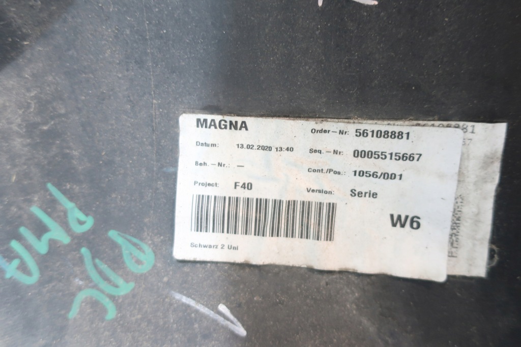 фото №12, Бампер задняя задний bmw 1 f40 6 pdc schwarz 2 uni демонтаж