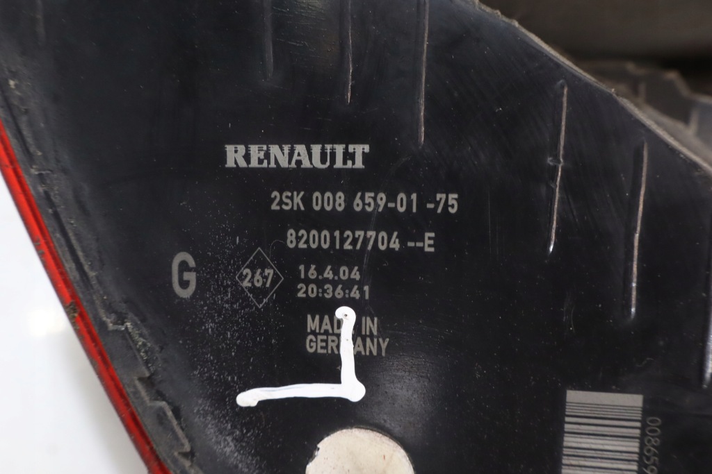 фото №4, Лампа ліва задня renault megane scenic ii hb