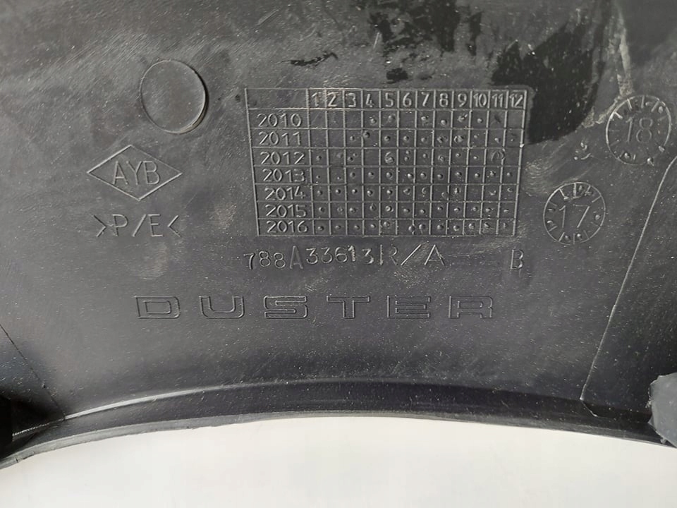 фото №5, Dacia duster молдинг крила ліва задня задня nowa o