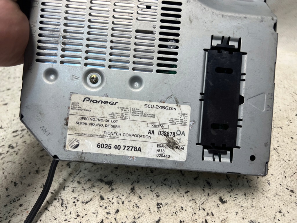 фото №4, Renault espace iii підсилювач радіо