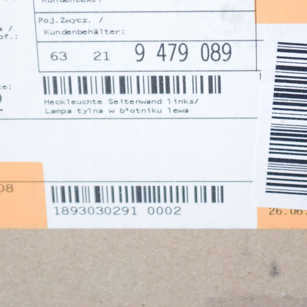 фото №9, Bmw 4 g23 rear left outer задний фонарь 63219479089 9479089