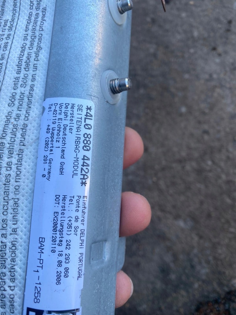 фото №8, Audi q7 4l подушка подушки безпеки подушка безпеки сидіння комплект