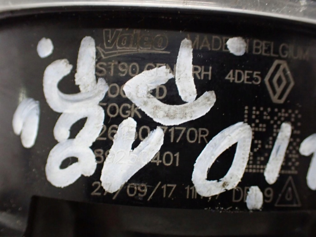 Противотуманная фара led drl правый 261507170r renault clio iv 18r в Украине