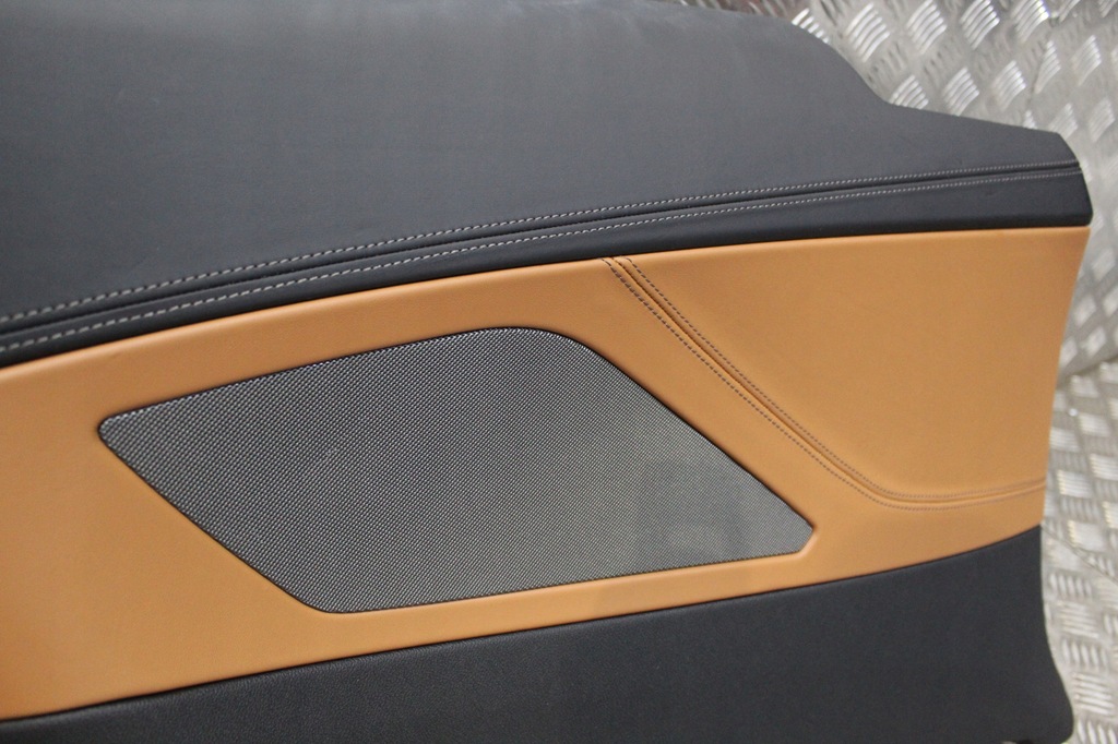 фото №6, Bmw 8 g14 g15 обшивка двері лівий правий перед задня шкіра merino cognac harman