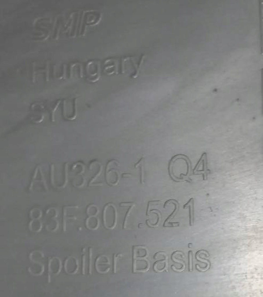 Диффузор бампера задняя audi q3 83f 18- с Разборки