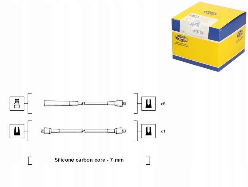 фото №1, Набір трубопровід запалювання magneti marelli 941318111082