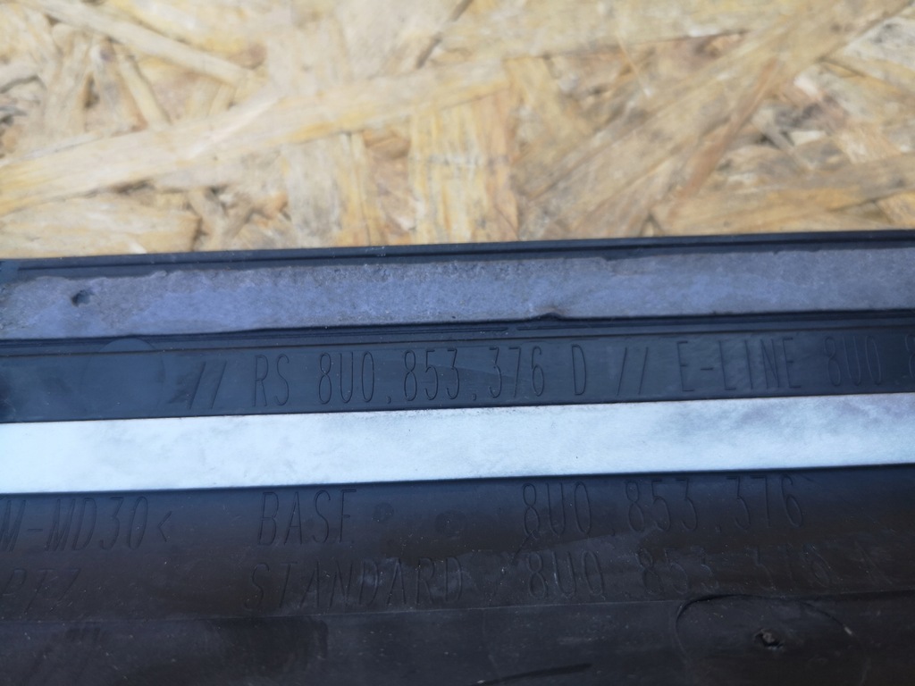 фото №8, Audi q3 8u молдинг поріг задня s-line накладка