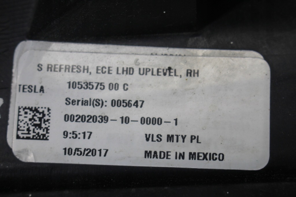 Фара правый  перед tesla model s full led 199497 0020203910 Недорого