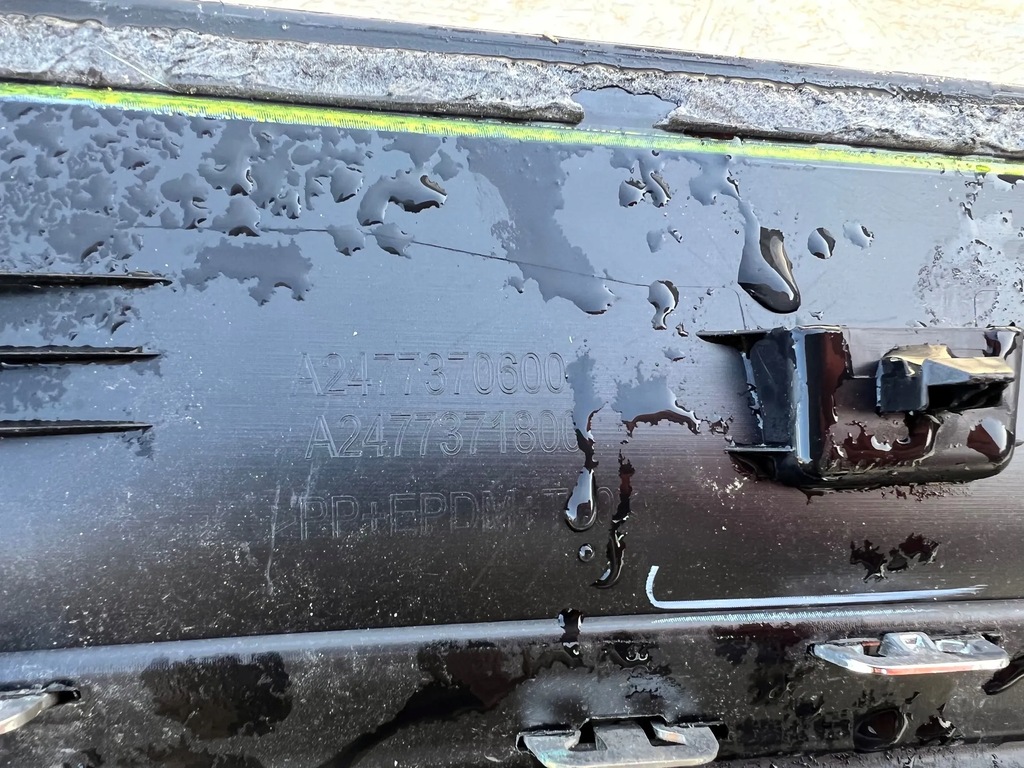 фото №8, Mercedes glb x247 w247 молдинг двері ліва задня хром