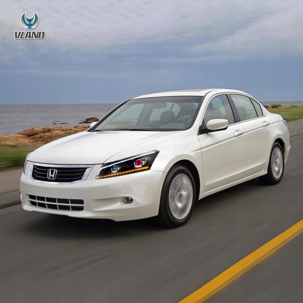 фото №9, Honda accord viii версия usa 2008-12 лампа лампы перед led vland na europę