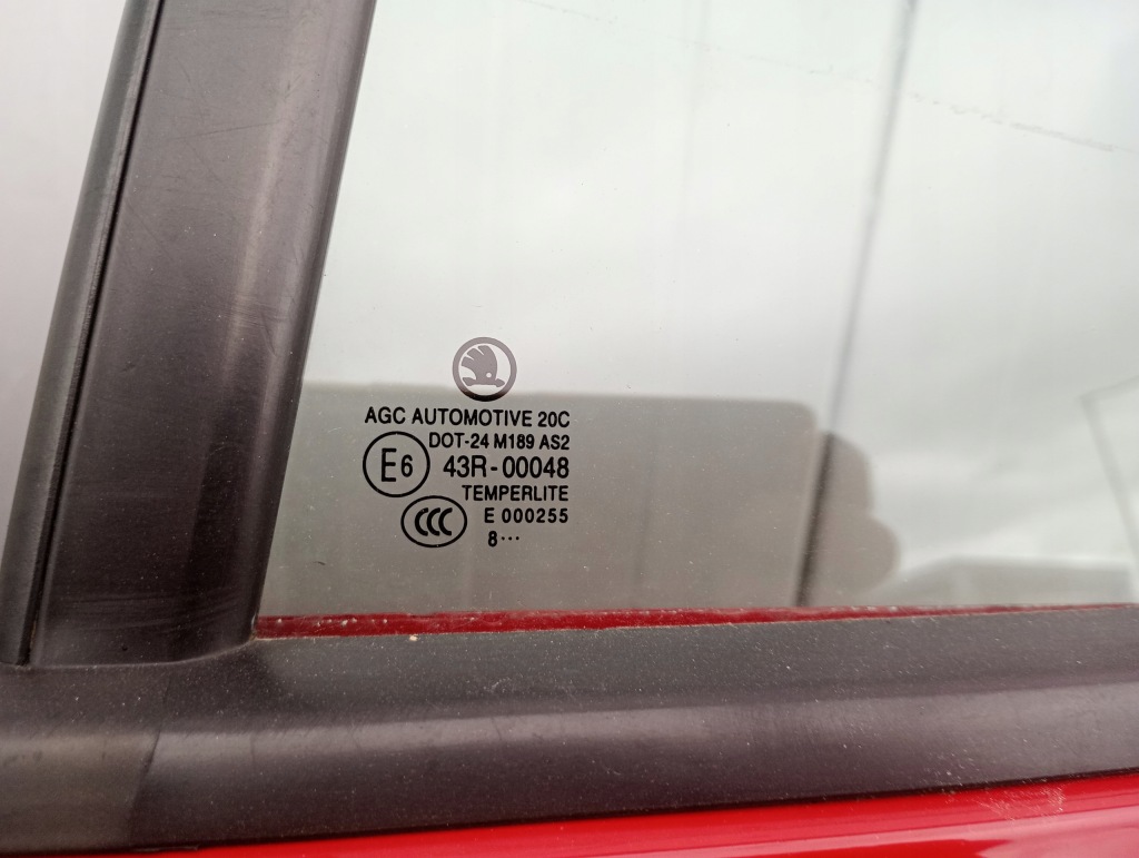 фото №12, Двері лівий задня червоні skoda octavia iii lift lf3k