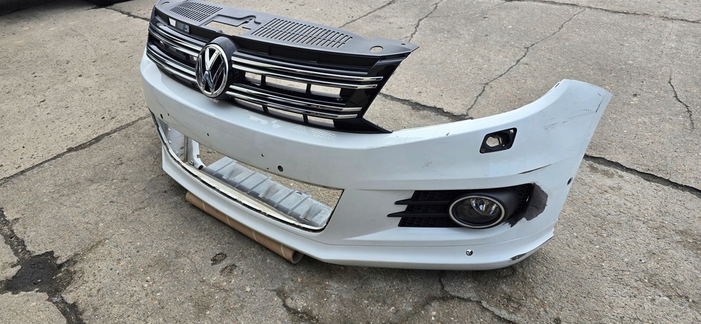 фото №9, Бампер решётка радиатора vw tiguan r-line lift 5n0