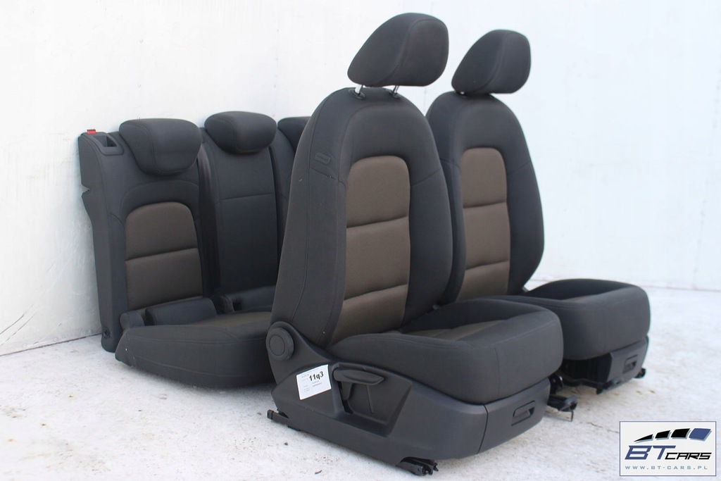 фото №5, Audi q3 сиденья комплект сидений сидений сиденья сиденье обивка 8u велюр pr