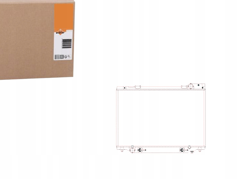 фото №1, Радиатор wody toyota previa 2.4 tcr2_. tcr1_